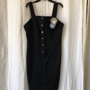 Black denim Dress